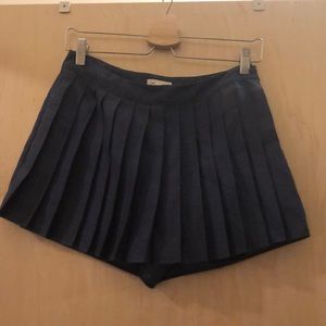 Pleated skort